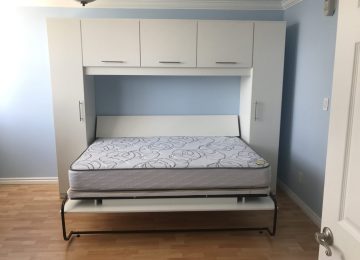 Horizontal Murphy Bed open