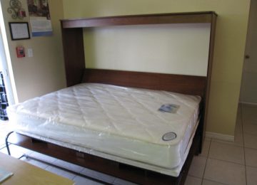 Horizontal Murphy Bed open